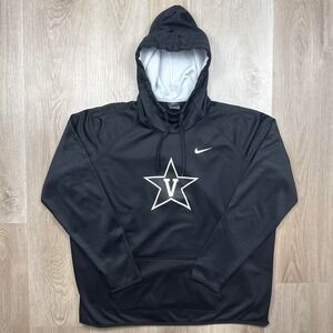 Nike Vanderbilt Commodores Star V Therma-FIT Hoodie Black XXL